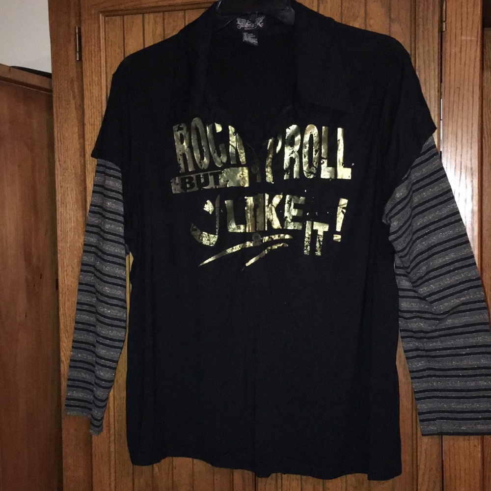 Tattoo Me Collar Tee